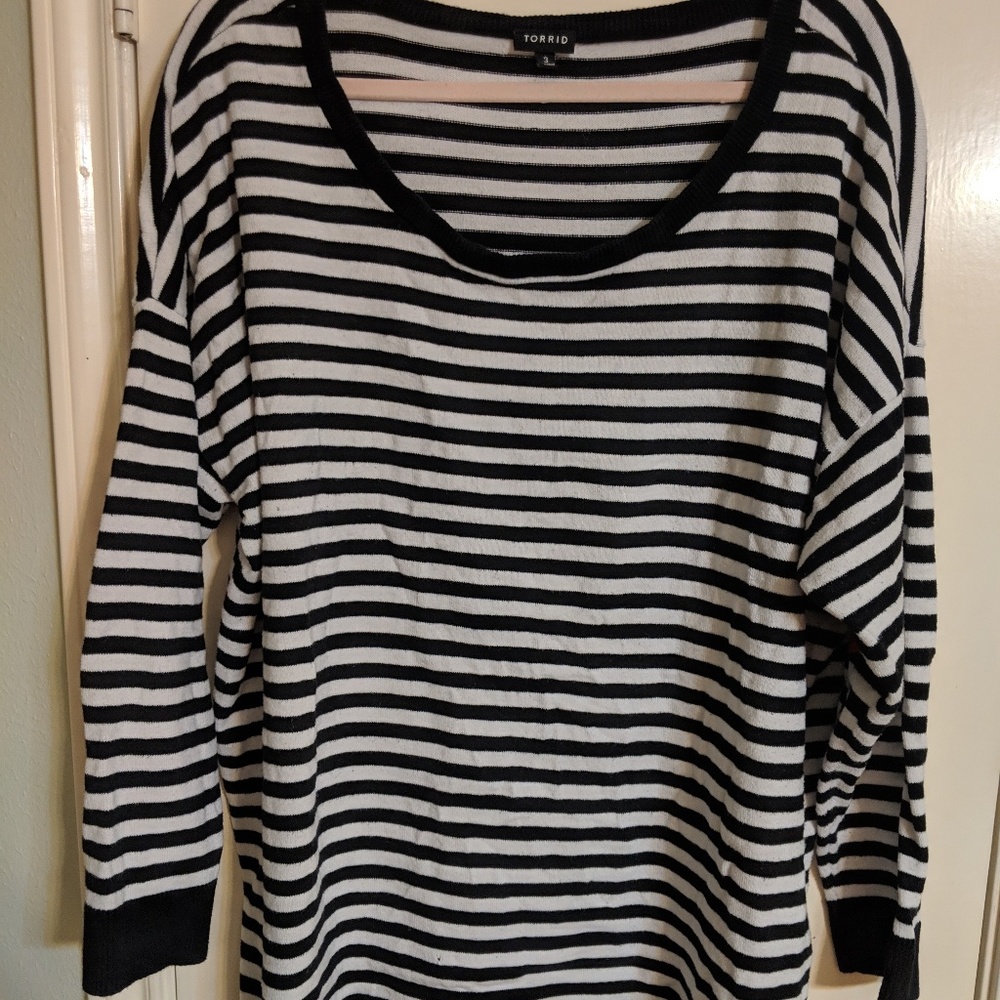 Torrid Striped Sweater